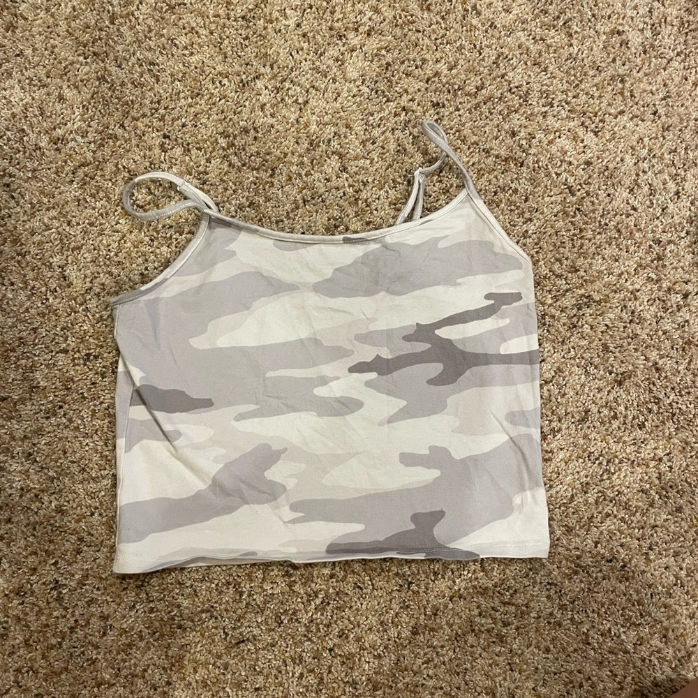 Camo crop top